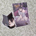 [HARD LIMIT] Sticker w/ signed print! (Kaleb
