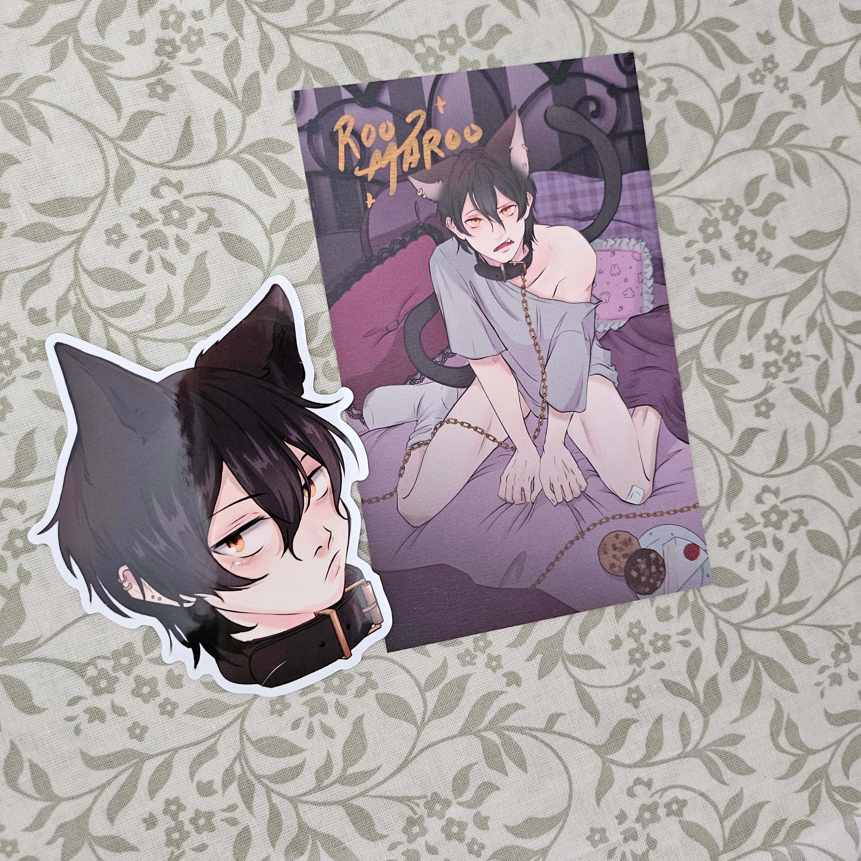 [HARD LIMIT] Sticker w/ signed print! (Kaleb