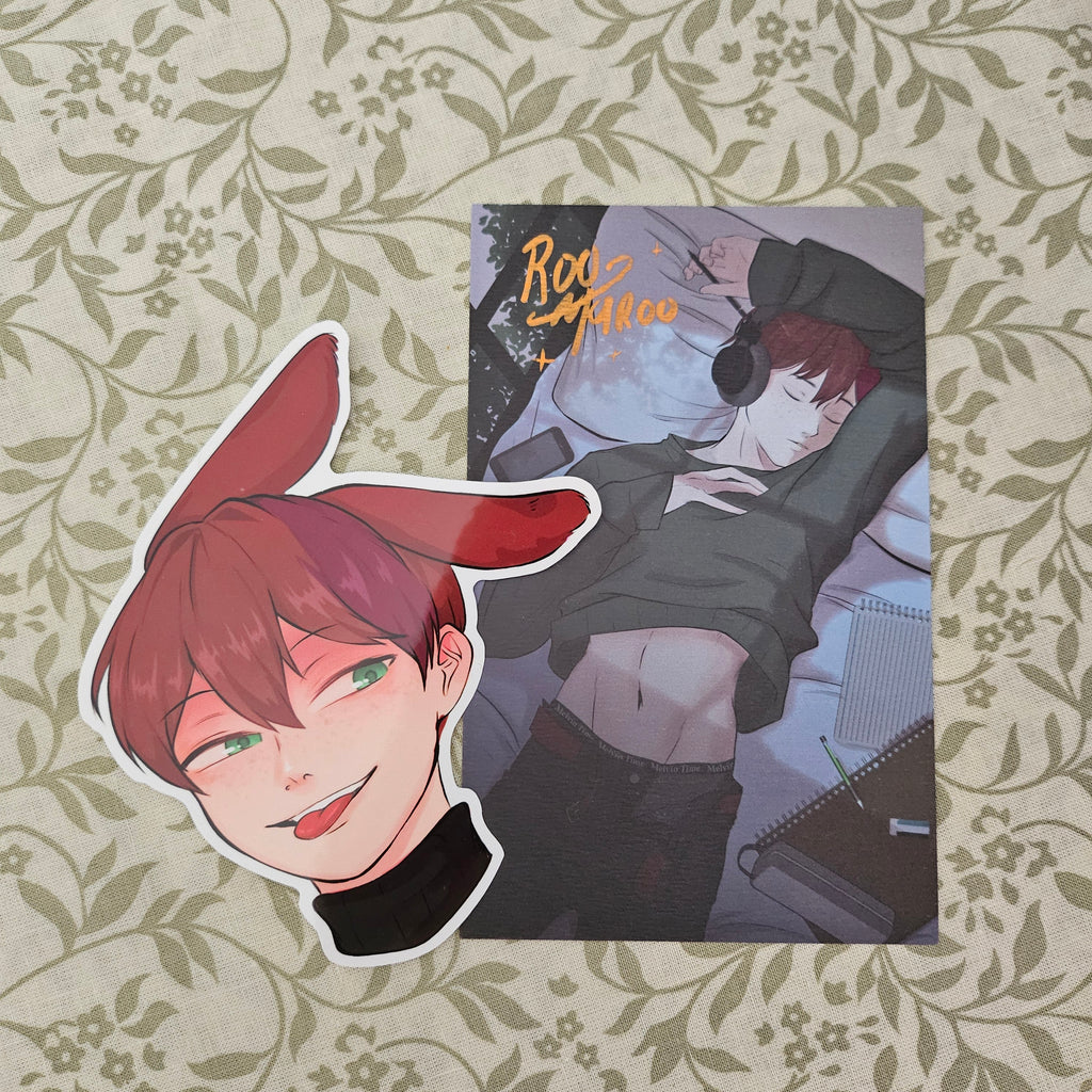 [HARD LIMIT] Sticker w/ signed print! (Quinn)