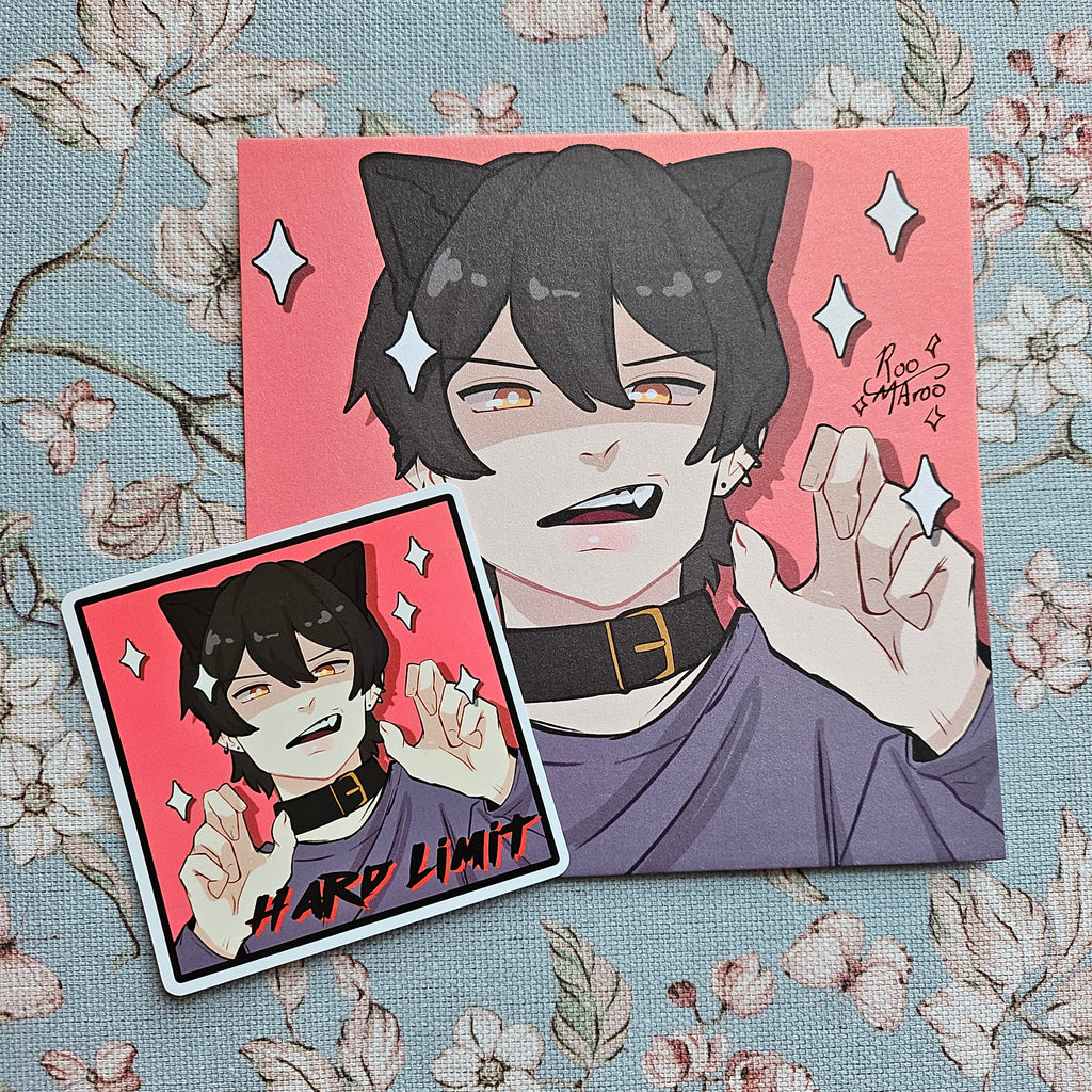 Signed Print w/ Kaleb Sticker.